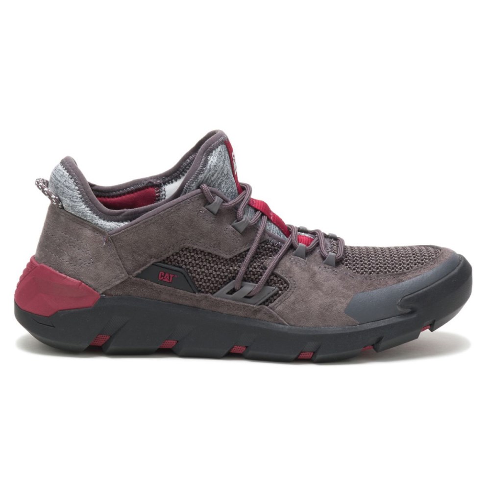 CAT Crail Men's Sneakers Chocolate/Red (AU F-781) Australia